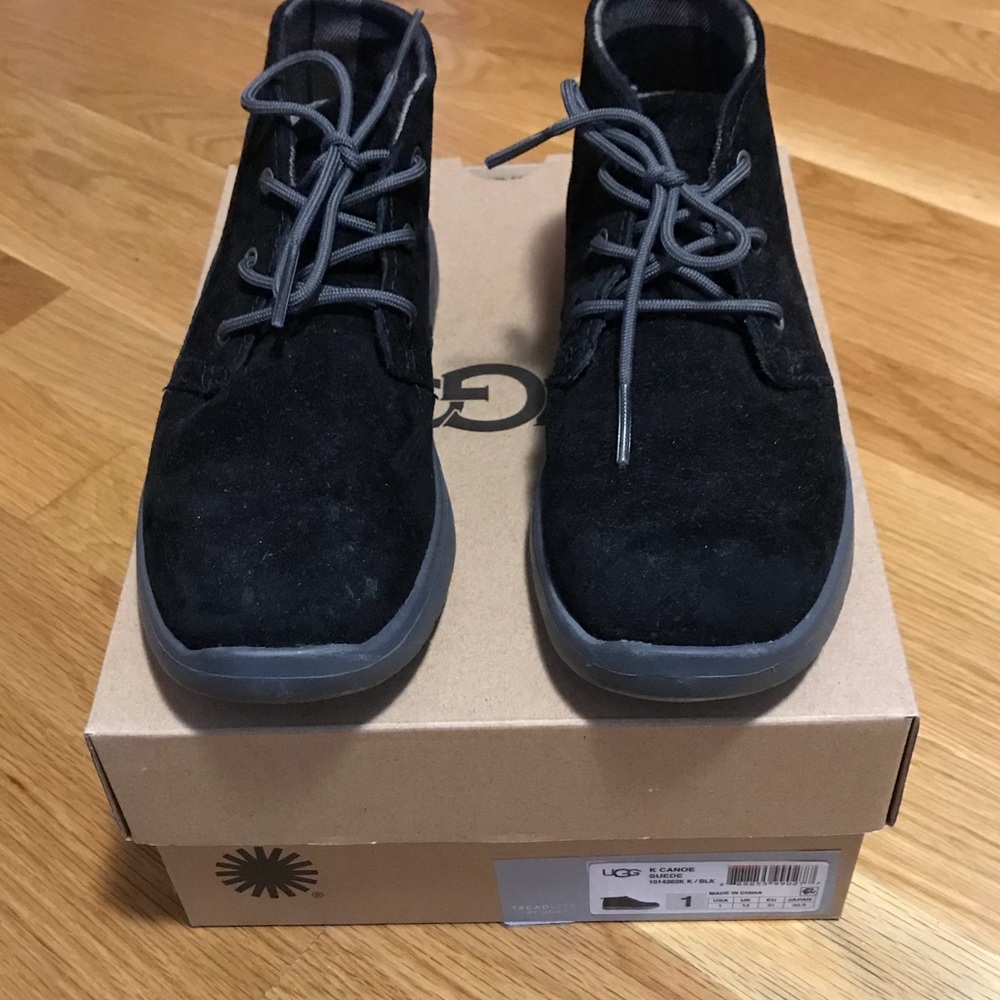 Boys black Uggs boots